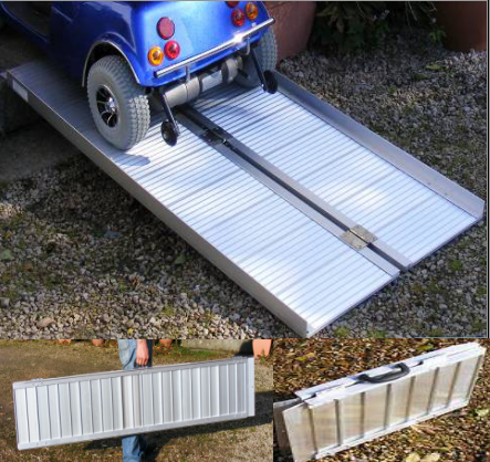 Folding wheelchair ramp STR001